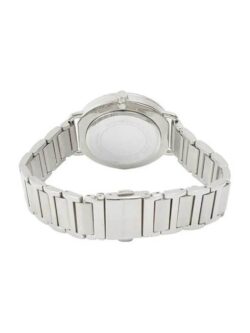 Marque: Michael Kors Modèle: PORTIA Boîtier: Diamètre : 36 mm Epaisseur : 7 mm Acier inoxydable Black Cadran: Verre : Minéral Black Bracelet: Largeur : 14 mm Acier inoxydable Black Etanchéité: 50 m (5 ATM) Type de boucle: Boucle déployante