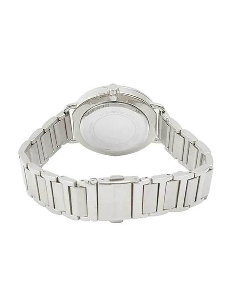 Marque: Michael Kors Modèle: PORTIA Boîtier: Diamètre : 36 mm Epaisseur : 7 mm Acier inoxydable Black Cadran: Verre : Minéral Black Bracelet: Largeur : 14 mm Acier inoxydable Black Etanchéité: 50 m (5 ATM) Type de boucle: Boucle déployante