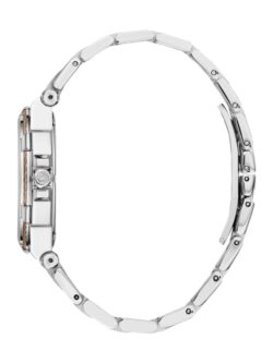 Marque: Guess Collection Modèle: Structura Cable Boîtier: Diamètre : 36mm Acier inoxydable Argent, doré Cadran: Verre : Minéral Argent Bracelet: Acier inoxydable Argent, doré Etanchéité: 100 m (10 ATM) Type de boucle: Boucle déployante Détails techniques: Dateur
