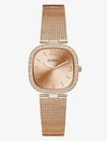 Product: GW0354L3 Dial Finish: Sunray Case Material: Stainless Steel Band Color: Rose Gold Tone Case Color: Rose Gold Tone Case Size: 32mm Dial Color: Champagne Watch Movement: Analog