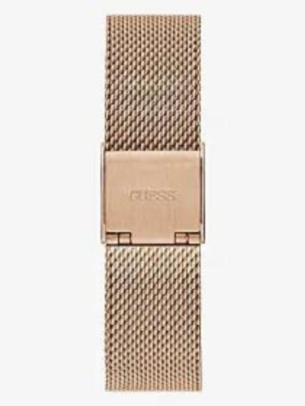 Product: GW0354L3 Dial Finish: Sunray Case Material: Stainless Steel Band Color: Rose Gold Tone Case Color: Rose Gold Tone Case Size: 32mm Dial Color: Champagne Watch Movement: Analog