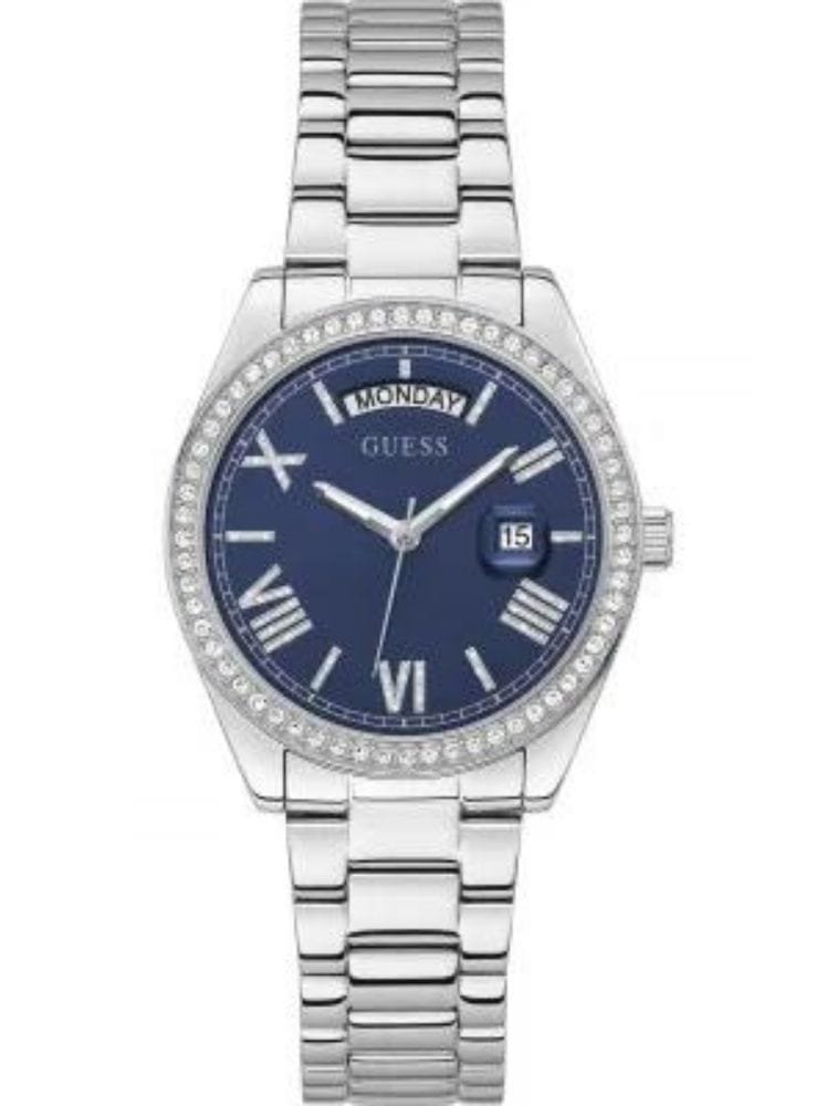 TYPE DE GARANTIE Fabricant AFFICHAGE Analogique ETANCHÉITÉ 30 m (3 ATM) MATIÈRE BOITIER Acier COULEUR BOITIER gris FORME DE BOITIER Rond COULEUR DU CADRAN Bleu VERRE Minéral TYPE FERMETURE Boucle simple DIAMÈTRE BOITIER 36 mm