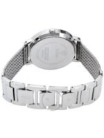 Marque: GUESS Modèle: Willow Boîtier: Diamètre : 36 mm Epaisseur : 10 mm Acier inoxydable Doré rose Cadran: Bleu Bracelet: Largeur : 16 mm Acier Inoxydable Doré rose Etanchéité: 30 m (3 ATM) Verre: Minéral Type de boucle: Boucle déployante