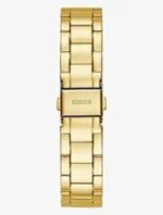 Product: GW0307L2 Dial Finish: Sunray Case Material: Stainless Steel Band Color: Gold Tone Buckle/Clasp: Pilot Buckle Case Color: Gold Tone Case Size: 36mm Dial Color: Black Watch Movement: Day/Date