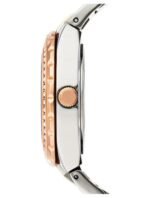 Marque: GUESS Modèle: Park Ave Boîtier: Diamètre : 36 mm Epaisseur : 9 mm Acier inoxydable Argent, doré Cadran: Verre : Minéral Argent Bracelet: Largeur : 19 mm Acier Inoxydable Argent, doré Etanchéité: 30 m (3 ATM) Type de boucle: Boucle déployante