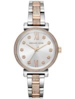 Marque: Michael Kors Modèle: Darci Boîtier: Diamètre : 36 mm Epaisseur : 7 mm Acier inoxydable Black Cadran: Verre : Minéral Black Bracelet: Largeur : 14 mm Acier inoxydable Black Etanchéité: 50 m (5 ATM) Type de boucle: Boucle déployante