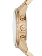 Marque: Michael Kors Modèle: ITZ Boîtier: Diamètre : 37 mm Epaisseur : 11 mm Acier inoxydable GOLD Cadran: Verre : Minéral GOLD Bracelet: Largeur : 20 mm Acier inoxydable Argent Etanchéité: 100 m (10 ATM) Type de boucle: Boucle déployante Détails techniques: Dateur Chronomètre