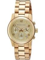 Marque: Michael Kors Modèle:runway runway Boîtier: Diamètre : 37 mm Epaisseur : 11 mm Acier inoxydable GOLD Cadran: Verre : Minéral GOLD Bracelet: Largeur : 20 mm Acier inoxydable gold Etanchéité: 100 m (10 ATM) Type de boucle: Boucle déployante Détails techniques: Dateur Chronomètre