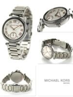 Montre de luxe pour femme avec boite et sachet Michael Kors Garantie de 2ans Bracelet en acier inoxydable Boîtier en acier inoxydable Montre pour Femme à mouvement Quartz Type d’affichage : Analogique Diamètre du cadran : 33 millimètres
