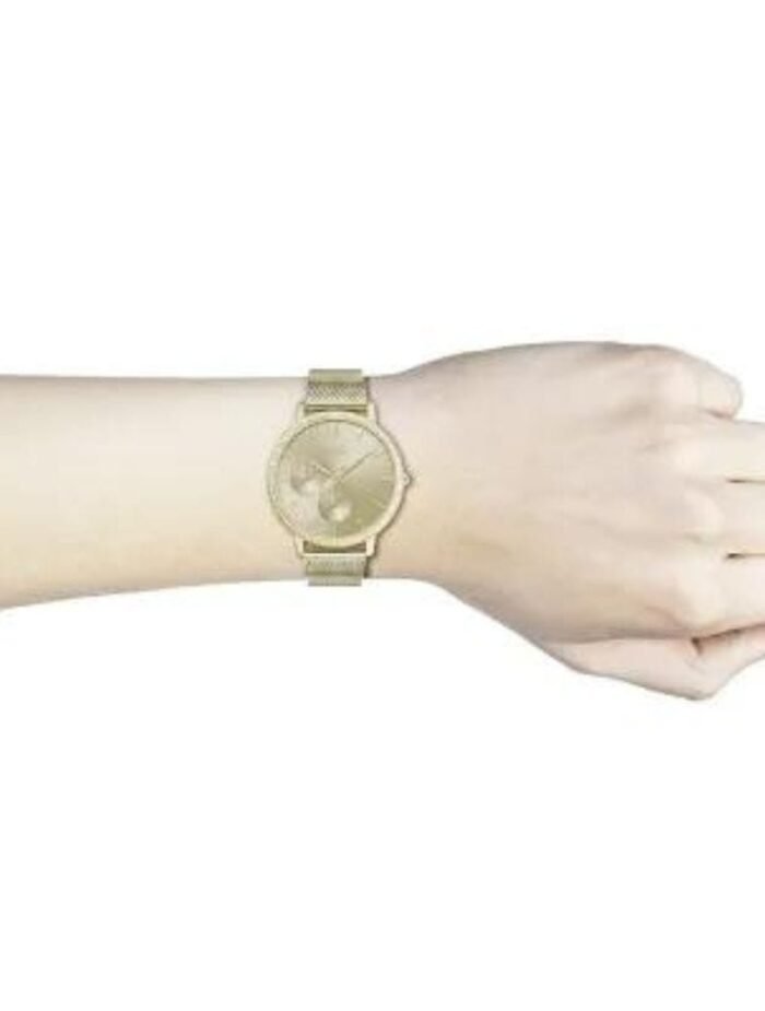 Marque: Michael Kors Modèle:runway runway Boîtier: Diamètre : 37 mm Epaisseur : 11 mm Acier inoxydable GOLD Cadran: Verre : Minéral GOLD Bracelet: Largeur : 20 mm Acier inoxydable gold Etanchéité: 100 m (10 ATM) Type de boucle: Boucle déployante Détails techniques: Dateur Chronomètre