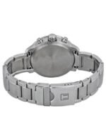 Marque: TISSOT Modèle: Quickster Boîtier: Diamètre : 42 mm Epaisseur : 10,72 mm Acier inoxydable Argent Cadran: Verre : Minéral Bracelet: Largeur : 18 mm Acier inoxydable Argent Etanchéité: 100 m (10 ATM) Type de boucle: Boucle déployante Détails techniques: Dateur Chronomètre
