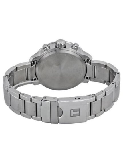 Marque: TISSOT Modèle: Quickster Boîtier: Diamètre : 42 mm Epaisseur : 10,72 mm Acier inoxydable Argent Cadran: Verre : Minéral Bracelet: Largeur : 18 mm Acier inoxydable Argent Etanchéité: 100 m (10 ATM) Type de boucle: Boucle déployante Détails techniques: Dateur Chronomètre