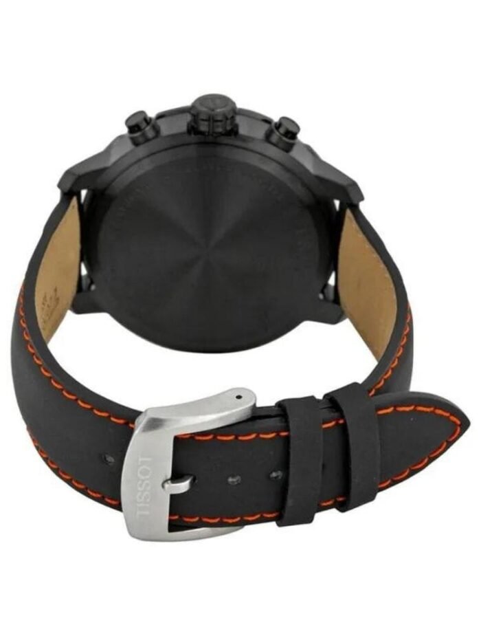 Marque: TISSOT Modèle: PRC200 Boîtier: Diamètre : 42 mm Epaisseur : 10.72 mm Acier inoxydable Cadran: Verre : Minéral Bracelet: Largeur : 18 mm Cuir Black Etanchéité: 100 m Type de boucle: Boucle déployante Détails techniques: Dateur Chronomètre