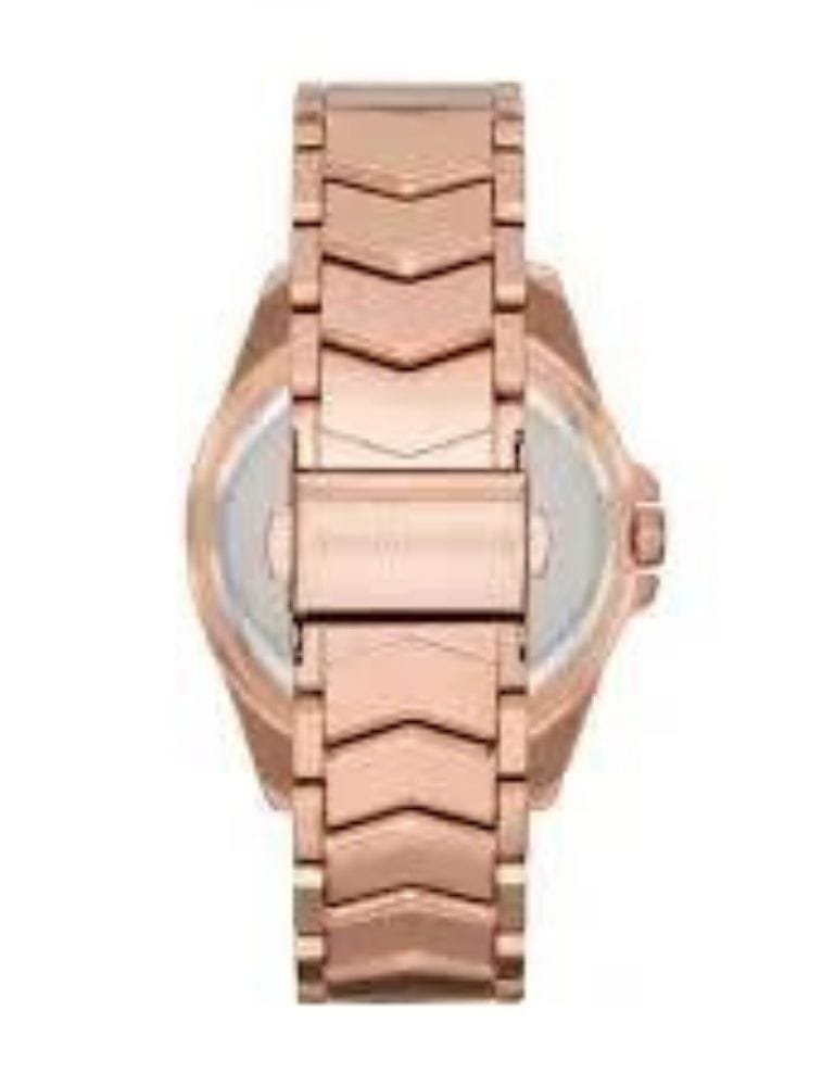 Marque: Michael Kors Modèle: Whitney Boîtier: Diamètre : 38 mm Epaisseur : 8 mm Acier inoxydable Bronze Cadran: Verre : Minéral Bronze Bracelet: Acier inoxydable Bronze Etanchéité: 50 m (5 ATM) Type de boucle: Boucle déployant