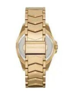 Marque: Michael Kors Modèle: Whitney Boîtier: Diamètre : 3_mm Epaisseur : 8 mm Acier inoxydable Bronze Cadran: Verre : Minéral Bronze Bracelet: Acier inoxydable Bronze Etanchéité: 50 m (5 ATM) Type de boucle: Boucle déployant