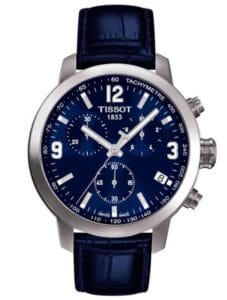 Montre Tissot au Maroc : Prix, Collections et Guide d'Achat 2026 Montre Tissot PRC200 T055.417.16.047.00 chronographe homme cadran bleu bracelet cuir