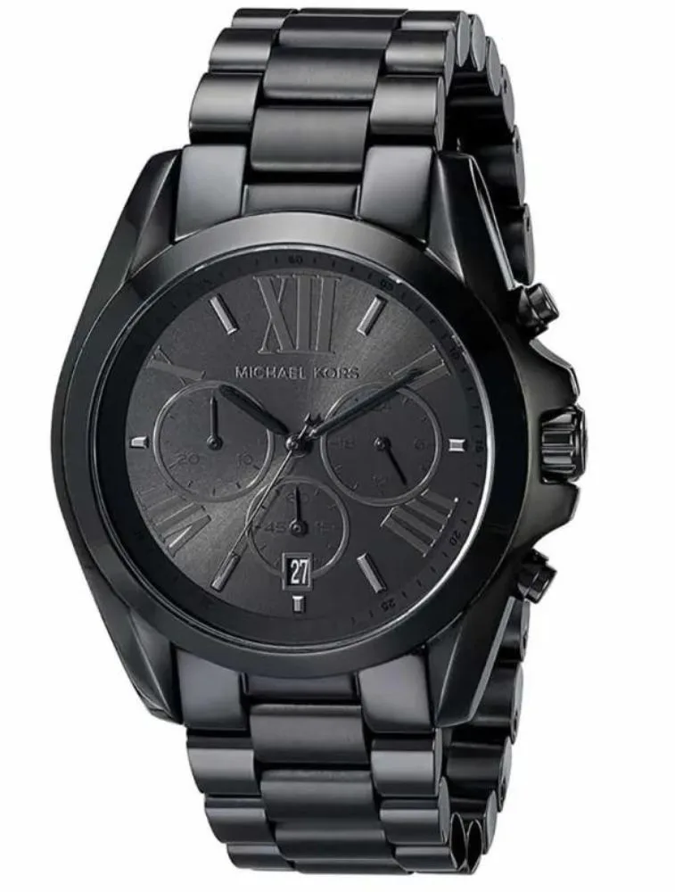 Montre Michael Kors Bradshaw MK5550 "full black" pour femme, disponible au Maroc.
