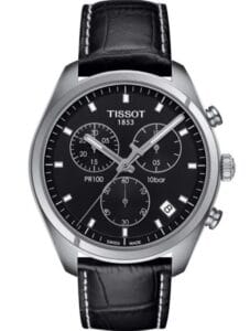Montre Tissot au Maroc : Prix, Collections et Guide d'Achat 2026 Tissot PR 100 Chronographe Noir