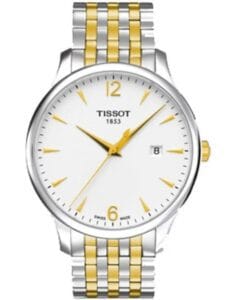 Montre Tissot au Maroc : Prix, Collections et Guide d'Achat 2026 Marque: TISSOT Modèle: PR100 T-Classic Boîtier: Diamètre : 41 mm Epaisseur : 10.71 mm Acier inoxydable Cadran: Verre : Minéral Noir Bracelet: Largeur : 20 mm Acier inoxydable Noir Etanchéité: 100 m (10 ATM) Type de boucle: Boucle déployante Détails techniques: Dateur Chronomètre