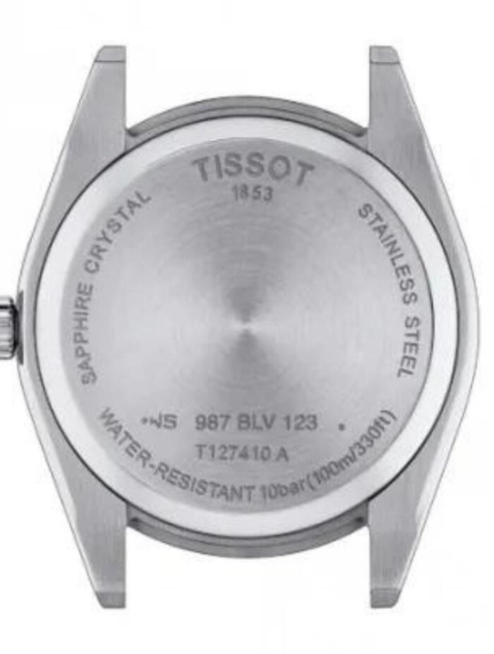Specifications Alternative nr T127.410.16.041.01 EAN 7611608294840 Diamètre (sans couronne) 40 mm Étanchéité 10 Bar (Nager) Garantie 2 ans de garantie