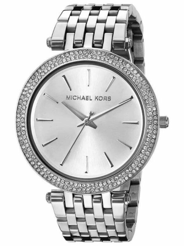 Montre Michael Kors Darci MK3190 argentée avec bracelet maille milanaise pour femme au Maroc.