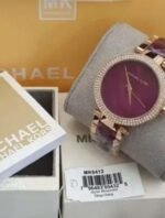 Brand Michael Kors Manufacturer code MK6412 Gender Women Style Fashion Movement Type Quartz Type of power supply Battery Case material Stainless steel Case colour Rose gold Case shape Round Case thickness (mm) 10 Case diameter (mm) 39