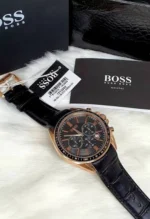 Montre Hugo Boss 1513092 originale avec son étiquette, son manuel et sa boîte noire officielle