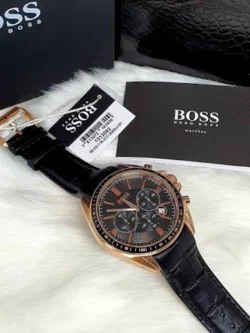 Montre Hugo Boss 1513092 originale avec son étiquette, son manuel et sa boîte noire officielle