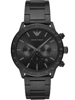Montre Emporio Armani AR11242 "full black" pour homme, disponible au Maroc.