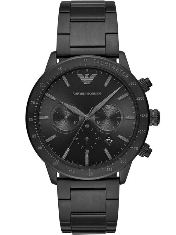 Montre Armani AR11242 chronographe noir cadeau Saint Valentin homme Maroc