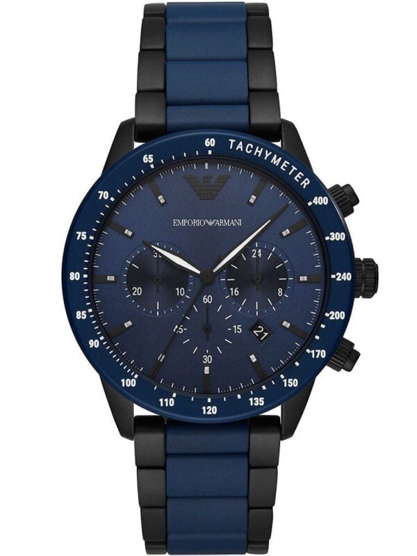 Montre Emporio Armani AR70001 "full blue" pour homme, disponible au Maroc.