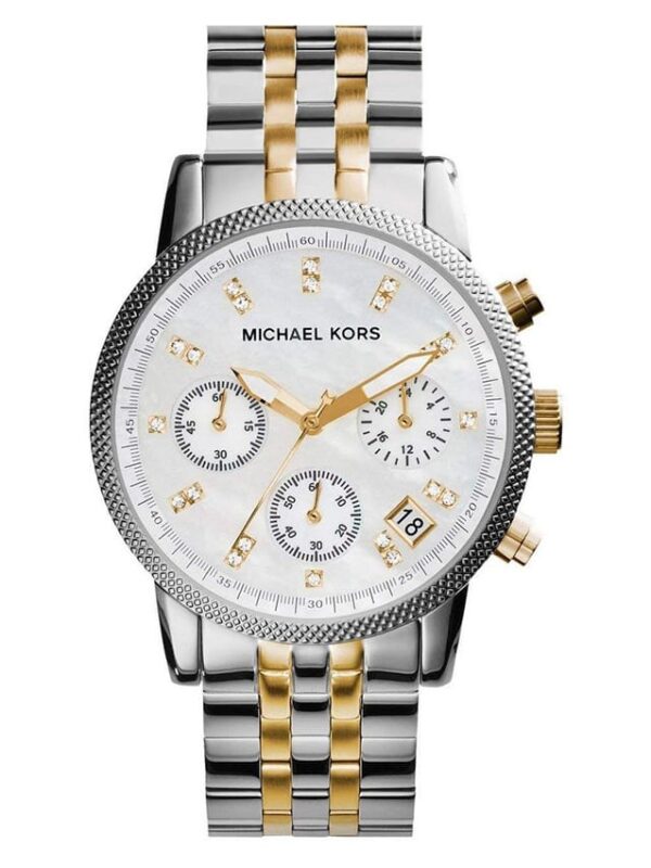 Montre femme Michael Kors MK5057 Ritz chronographe bracelet acier