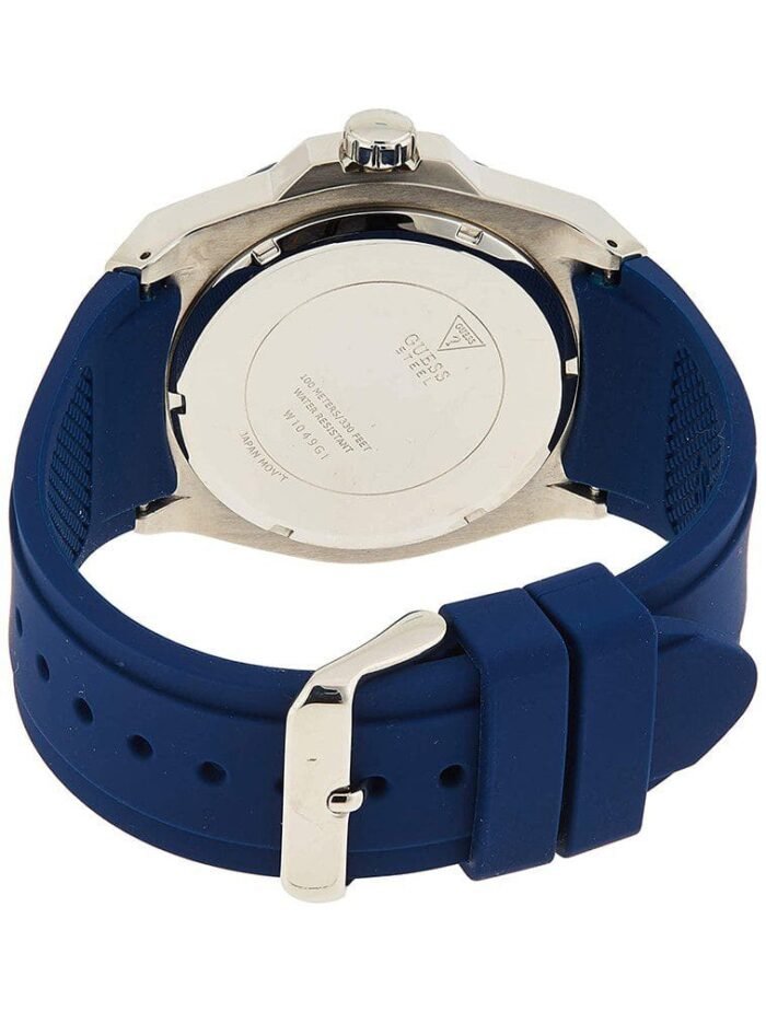 Montre Guess Homme Legacy Quartz Dial Silicone Strap Watch W1049G1