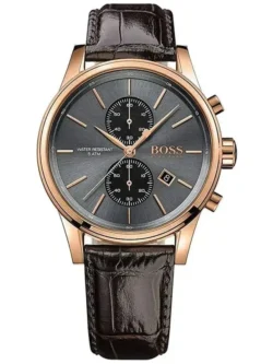 Montre Hugo Boss Jet 1513281 Cuir Marron