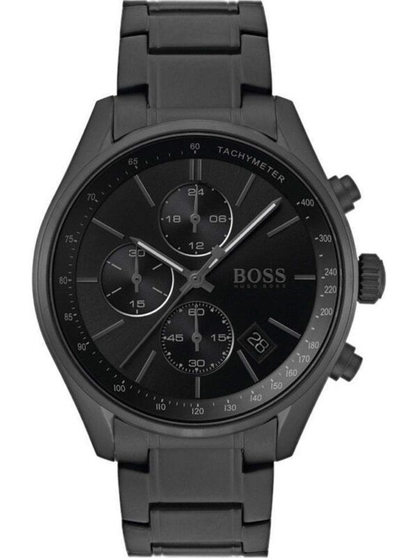 Montre Hugo Boss 1513676 "full black" pour homme, disponible au Maroc.