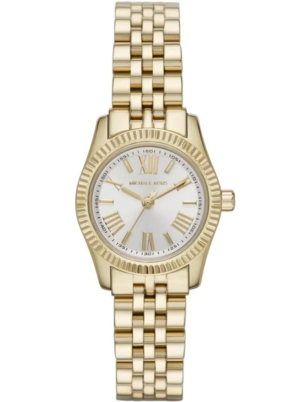 Montre Michael Kors MK3229 dorée de petite taille 26mm pour femme au Maroc.
