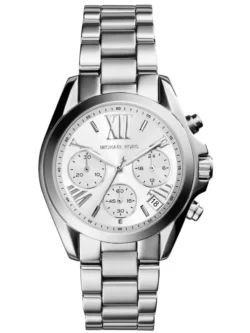 Montre Michael Kors MK6174 Mini Bradshaw en acier argenté pour femme au Maroc.