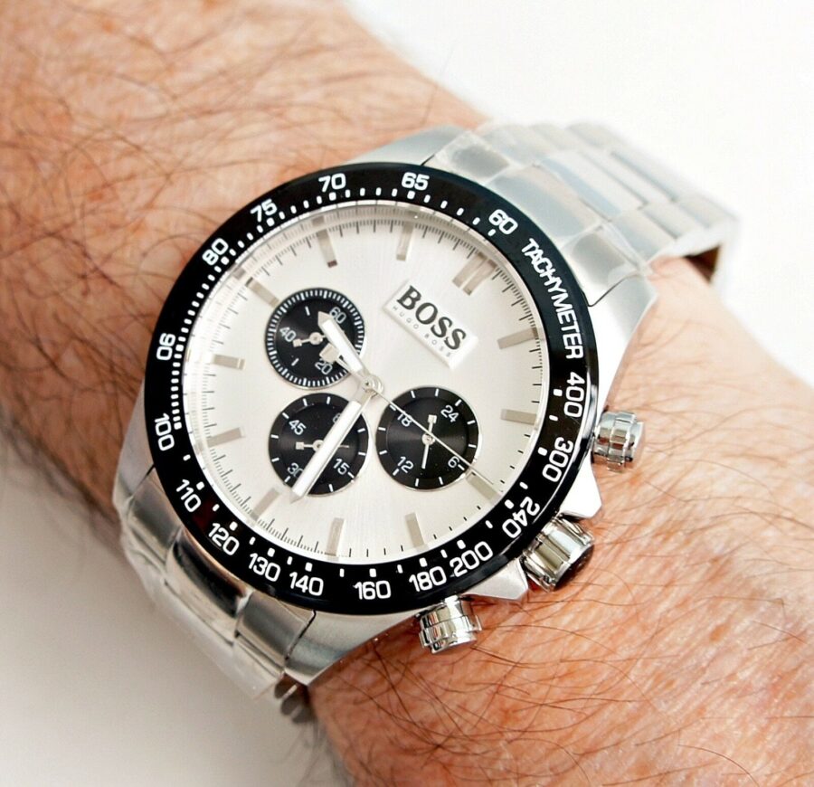 MONTRE Hugo Boss Pour Homme Chronograph Stainless Steel Watch 1512964