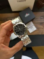 Montre Tissot Couturier Chronograph T035.617.11.051.00 dans son coffret Tissot d'origine avec garantie, idée cadeau homme au Maroc