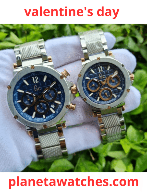 pack couple montres Gc Guess Collection Y53005G2MF