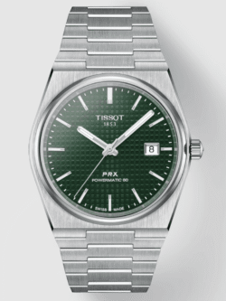 montre Tissot PRX Powermatic 80 T1374071109100 vert