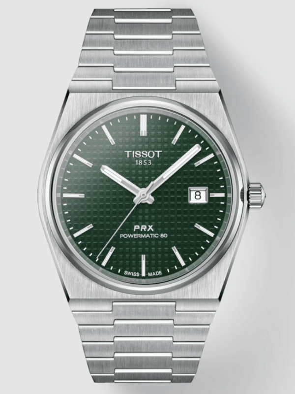 montre Tissot PRX Powermatic 80 T1374071109100 vert