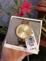 Montre femme dorée Michael Kors MK3903 avec bracelet en acier inoxydable élégant