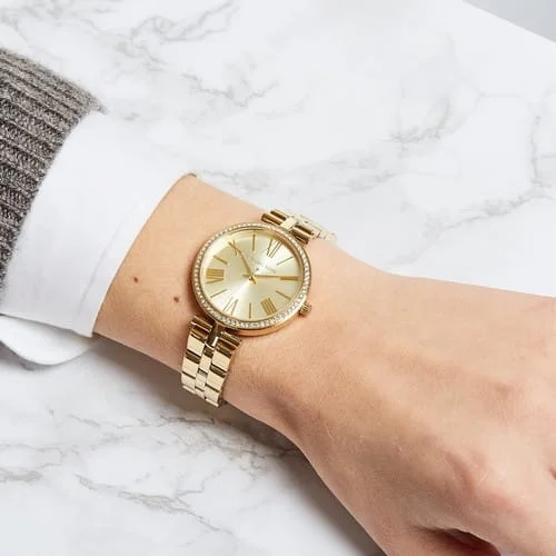 Montre femme dorée Michael Kors MK3903 avec bracelet en acier inoxydable élégant
