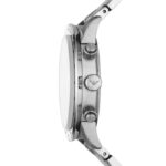 Montre Emporio Armani AR11241 pour homme avec bracelet en acier inoxydable et cadran noir chronographe - Disponible au Maroc sur Planetawatches