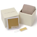 Montre femme dorée Michael Kors MK3229, design minimaliste, petit diamètre, idéale pour petits poignets, bracelet en acier inoxydable et cadran élégant