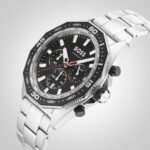 Détail chronographe montre Hugo Boss 1513971 Energy