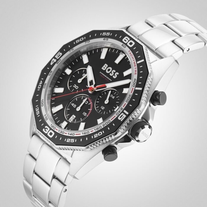 Détail chronographe montre Hugo Boss 1513971 Energy