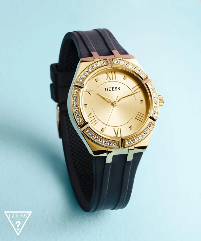 Montre guess femme GW0034L1 analogique dorée et noir