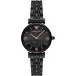 Montre Armani AR11245 noir cristaux cadeau Saint Valentin femme Maroc